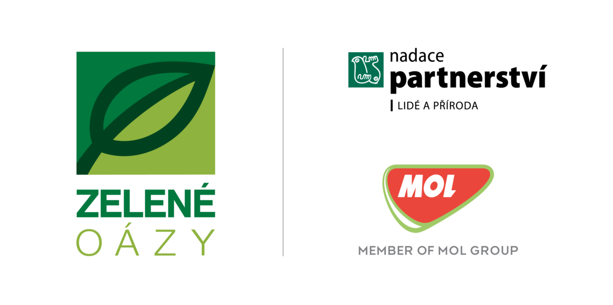 Grantový program Zelené oázy vyhlašují Nadace Partnerství a společnost MOL Česká republika